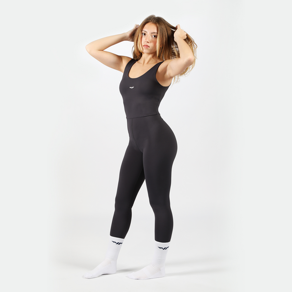 WOMEN-GO BEYOND-JUMP SUIT (GRAPHITE-GREY)