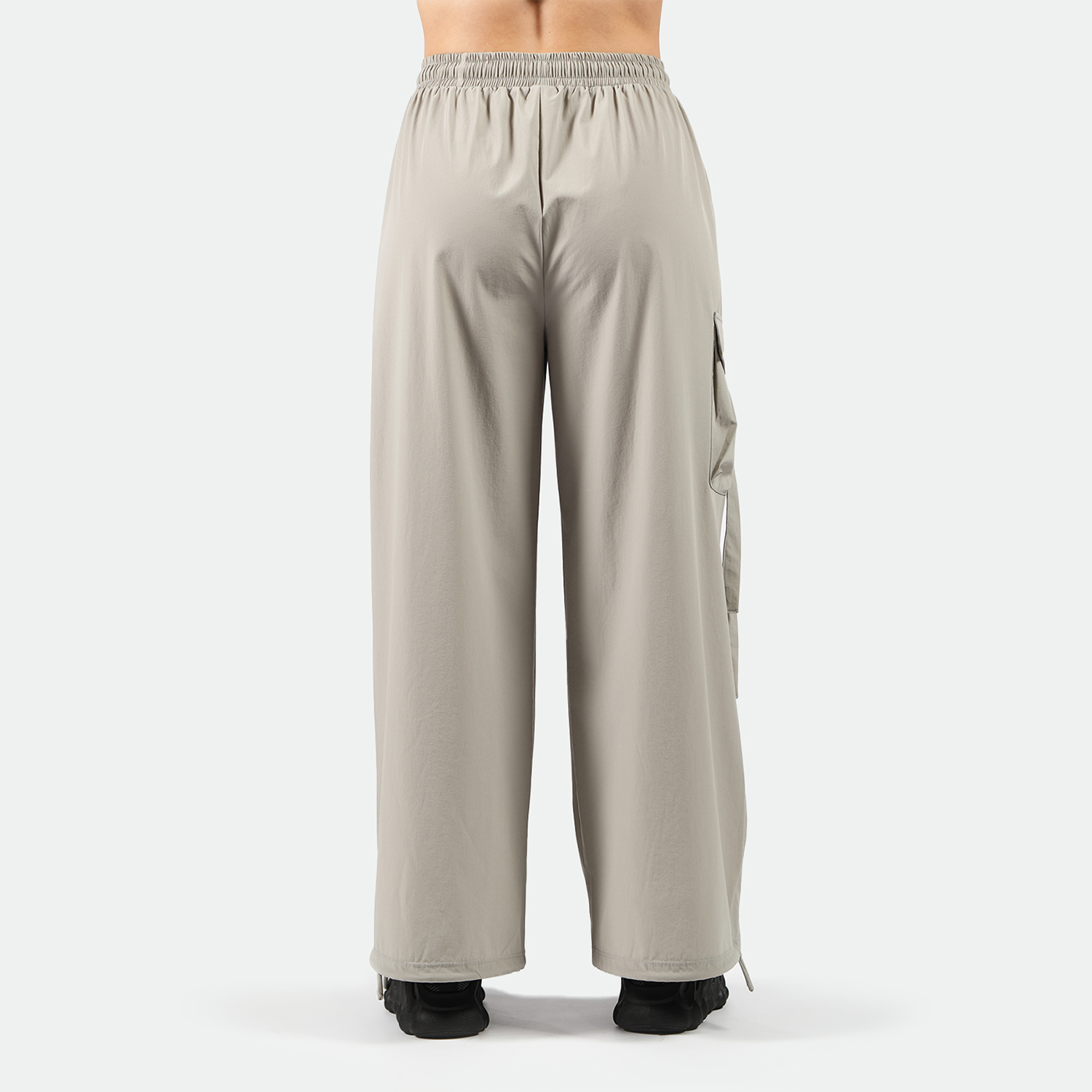 WOMEN-GO BEYOND-PARACHUTE-PANT (GHOST-GREY)