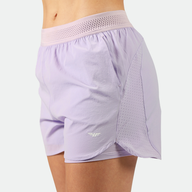 WOMEN-GO BEYOND-ACTIVE-2 IN 1-SHORT (PURPLE)