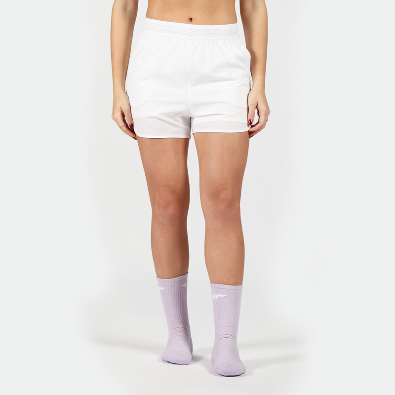 WOMEN-GO BEYOND-ACTIVE-2 IN 1-SHORT (WHITE)