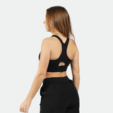 WOMEN-GO BEYOND-OPEN BACK-BRA (BLACK)