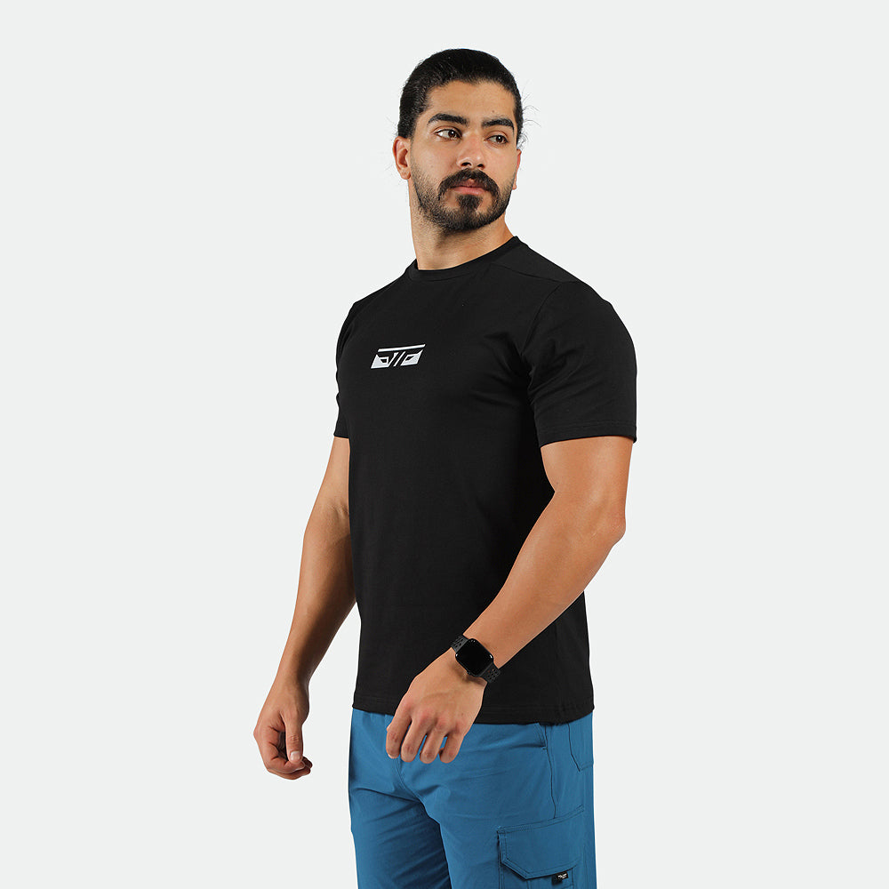 MEN-GO BEYOND-EVEREST-T-SHIRT (BLACK)