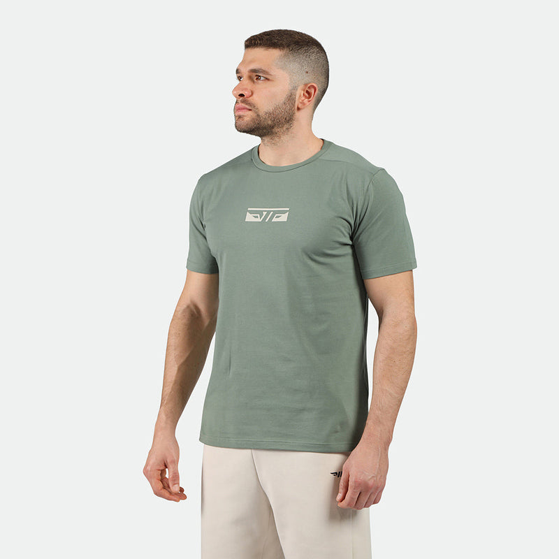 MEN-GO BEYOND-EVEREST-T-SHIRT (AGAVE-GREEN)