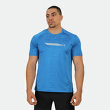 MEN-GO BEYOND-CAMO-T-SHIRT (AZURE-BLUE)