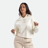 WOMEN-GO BEYOND-CROPPED-HOODIE (MARSHMALOW)