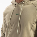 MEN-GO BEYOND-SHIELD-HOODIE (TEA-GREEN)