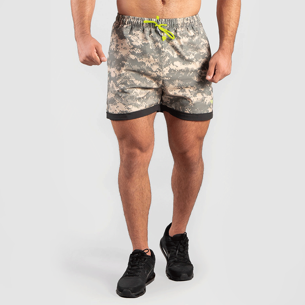 MEN COMMANDER CAMO SHORT(ACU-GREY)