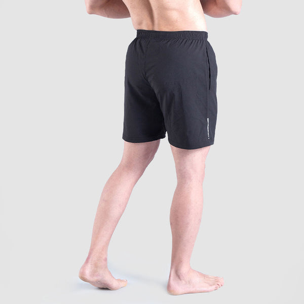 MEN GYMNEX TWO SHORTS(BLACK)