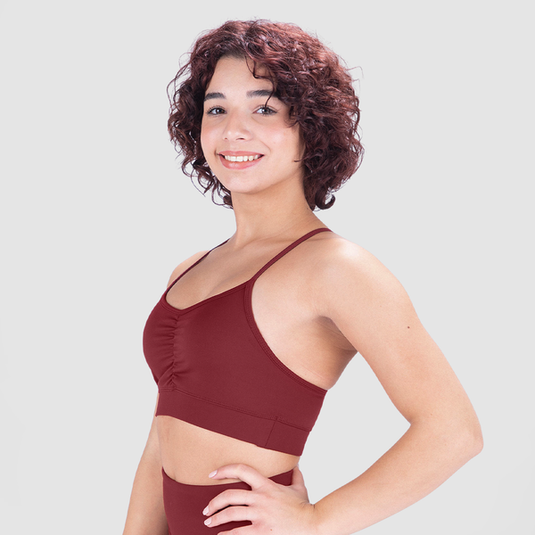 WOMEN FORCE BRA (POMEGRANATE-RED BROWN)