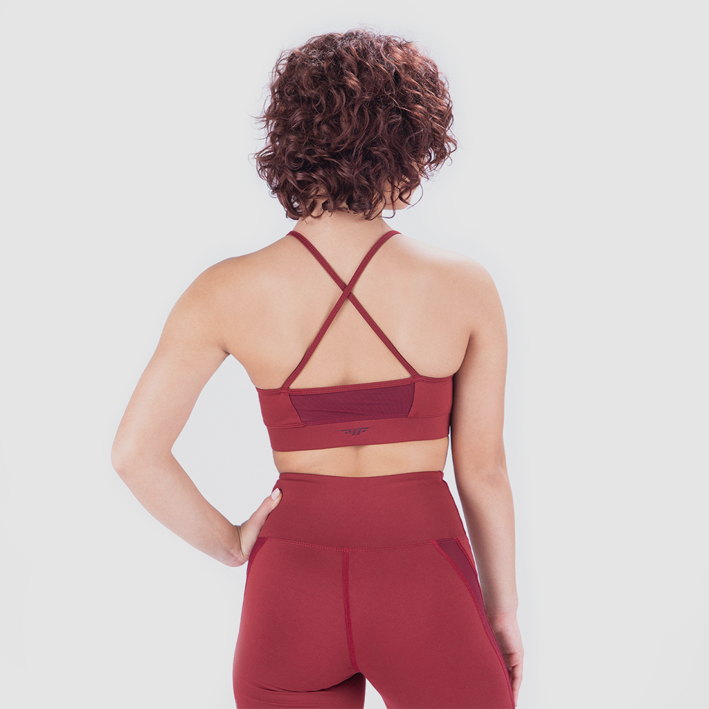 WOMEN FORCE BRA (POMEGRANATE-RED BROWN)