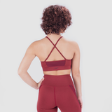 WOMEN FORCE BRA (POMEGRANATE-RED BROWN)