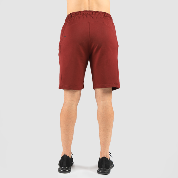 Men Essential Short Terry, (Dark-Red)