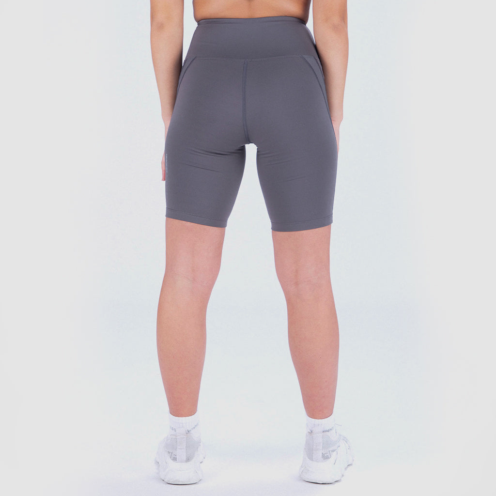 WOMEN FORCE TRAINING SHORT (QUIET-SHADE-GREY)