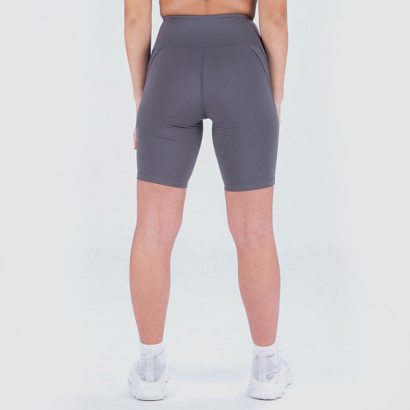 WOMEN FORCE TRAINING SHORT (QUIET-SHADE-GREY)