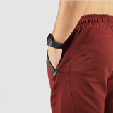 Men Essential Short Terry, (Dark-Red)