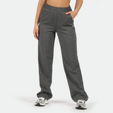 WOMEN-GO BEYOND-DAY TO DAY-PANT (MARL-DARK-GREY)