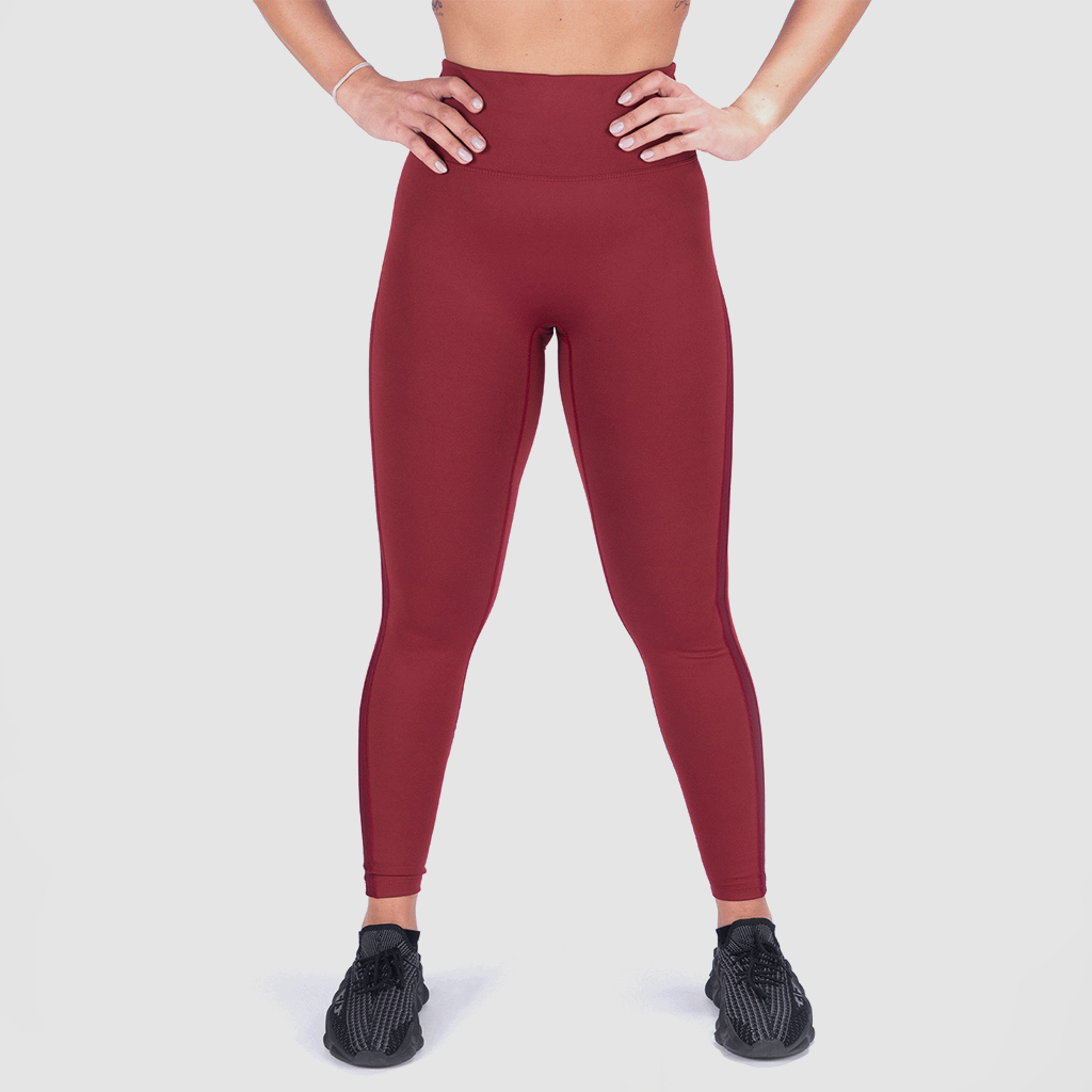 WOMEN FORCE LEGGING (POMEGRANATE-RED BROWN)