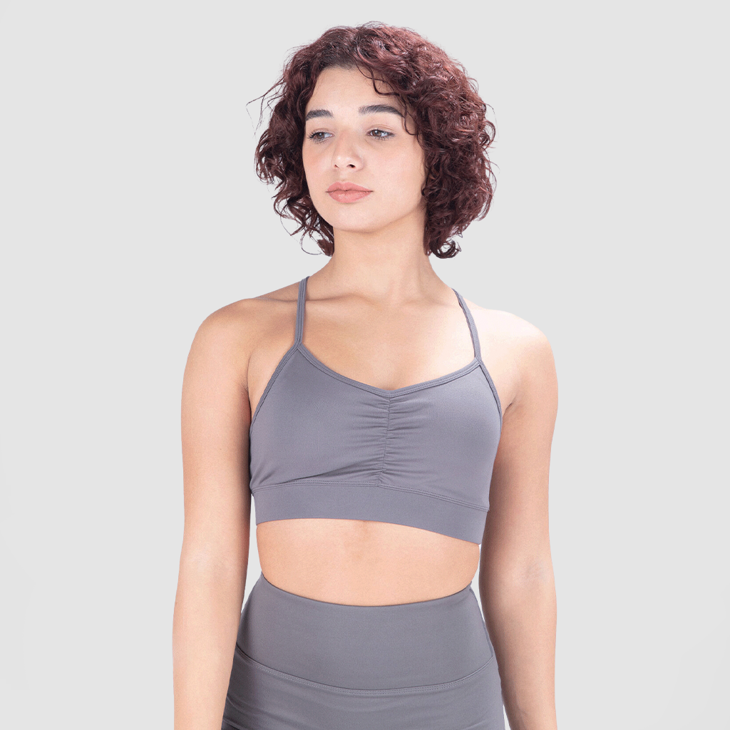 WOMEN FORCE BRA (QUIET-SHADE-GREY)