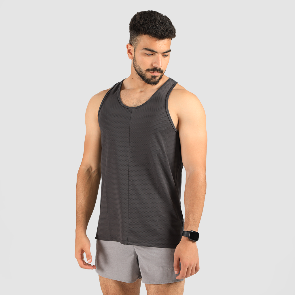 MEN ESSENTIAL STRINGER (DARK-GREY)