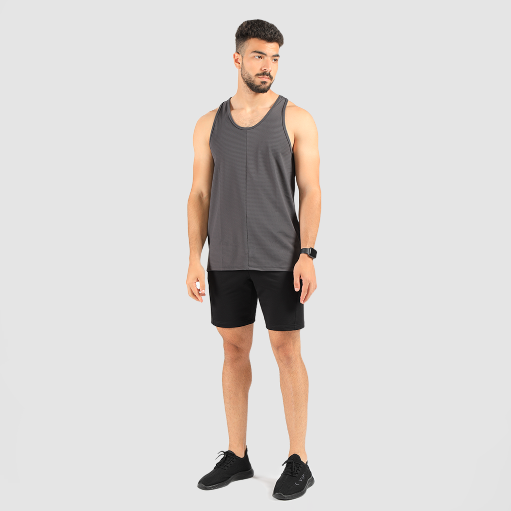 MEN ESSENTIAL SHORT TERRY (BLACK)