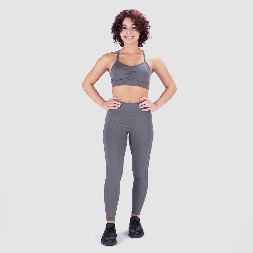 WOMEN FORCE LEGGING (QUIET-SHADE-GREY)