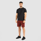 Men Essential Short Terry, (Dark-Red)