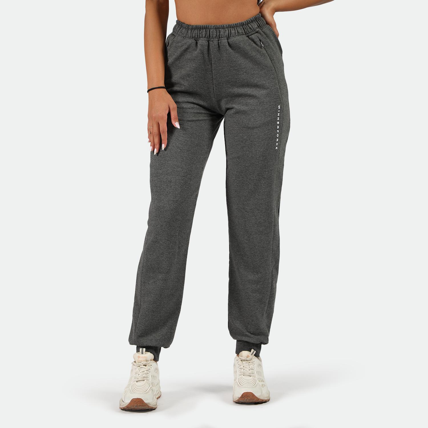 WOMEN-GO-BEYOND-JOGGER (Marl-Dark-Grey)