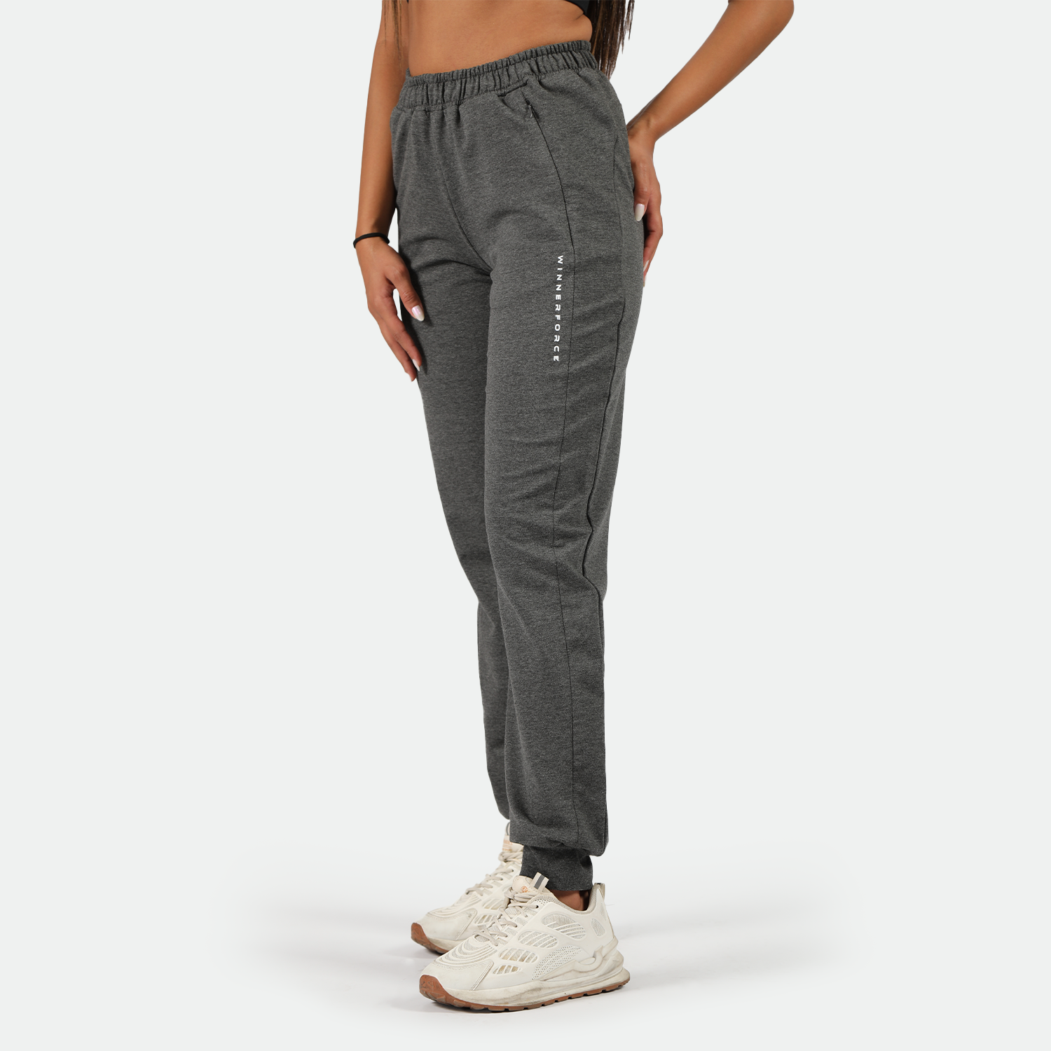 WOMEN-GO-BEYOND-JOGGER (Marl-Dark-Grey)