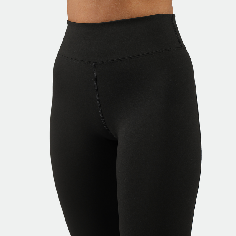 WOMEN-GO-BEYOND-LEGGING BACK CUT (BLACK)