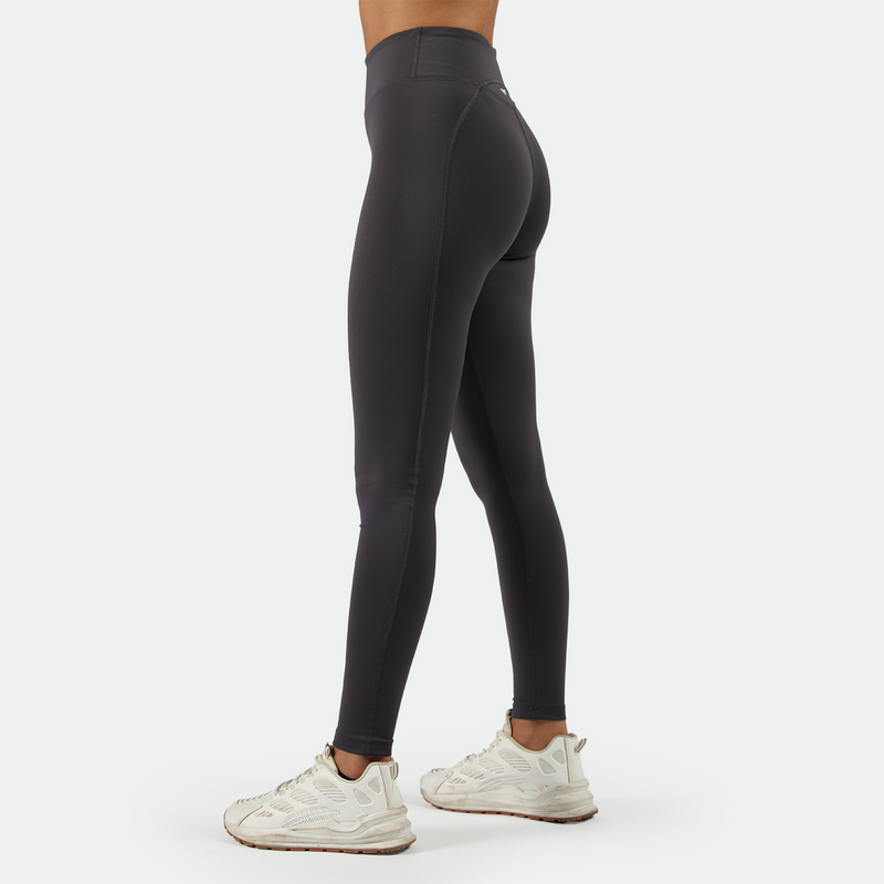 WOMEN-GO-BEYOND-LEGGING BACK CUT (GRAPHITE-GREY)