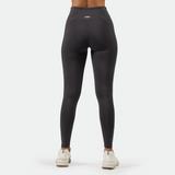 WOMEN-GO-BEYOND-LEGGING BACK CUT (GRAPHITE-GREY)