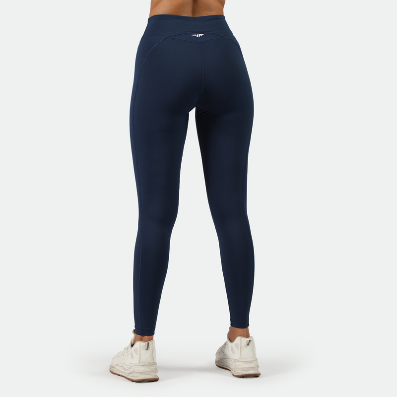 WOMEN-GO-BEYOND-LEGGING BACK CUT (NAVY-BLUE)