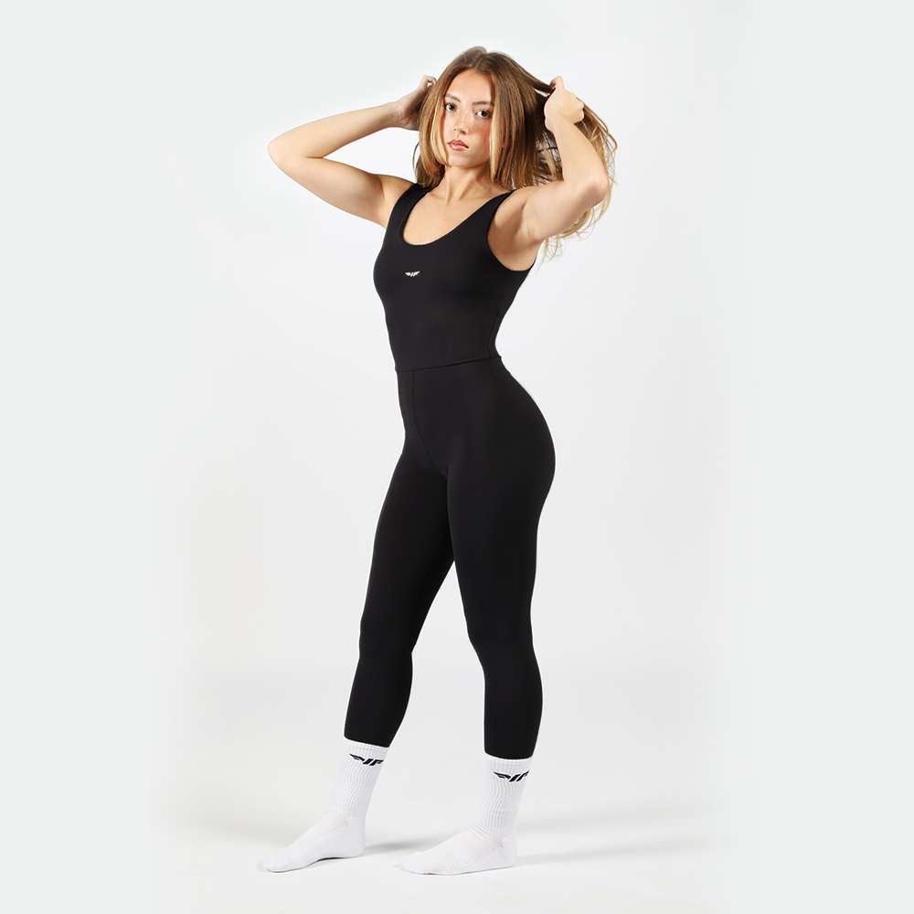 WOMEN-GO BEYOND-JUMP SUIT (BLACK)