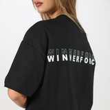 WOMEN-GO BEYOND-OVERSIZE-T-SHIRT (BLACK)