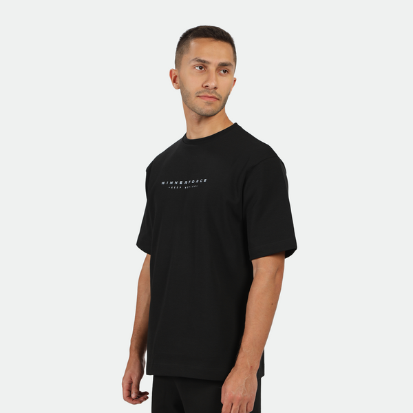 MEN-GO BEYOND-TECH-T-SHIRT (BLACK)