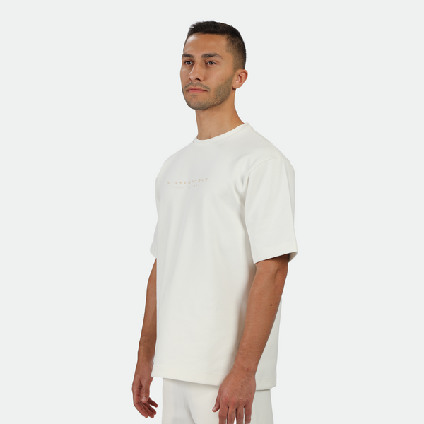 MEN-GO BEYOND-TECH-T-SHIRT (OFF-WHITE)