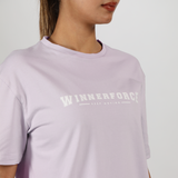 WOMEN-GO BEYOND-RELAXED-T-SHIRT (LAVENDER-BLUE)