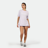 WOMEN-GO BEYOND-RELAXED-T-SHIRT (LAVENDER-BLUE)