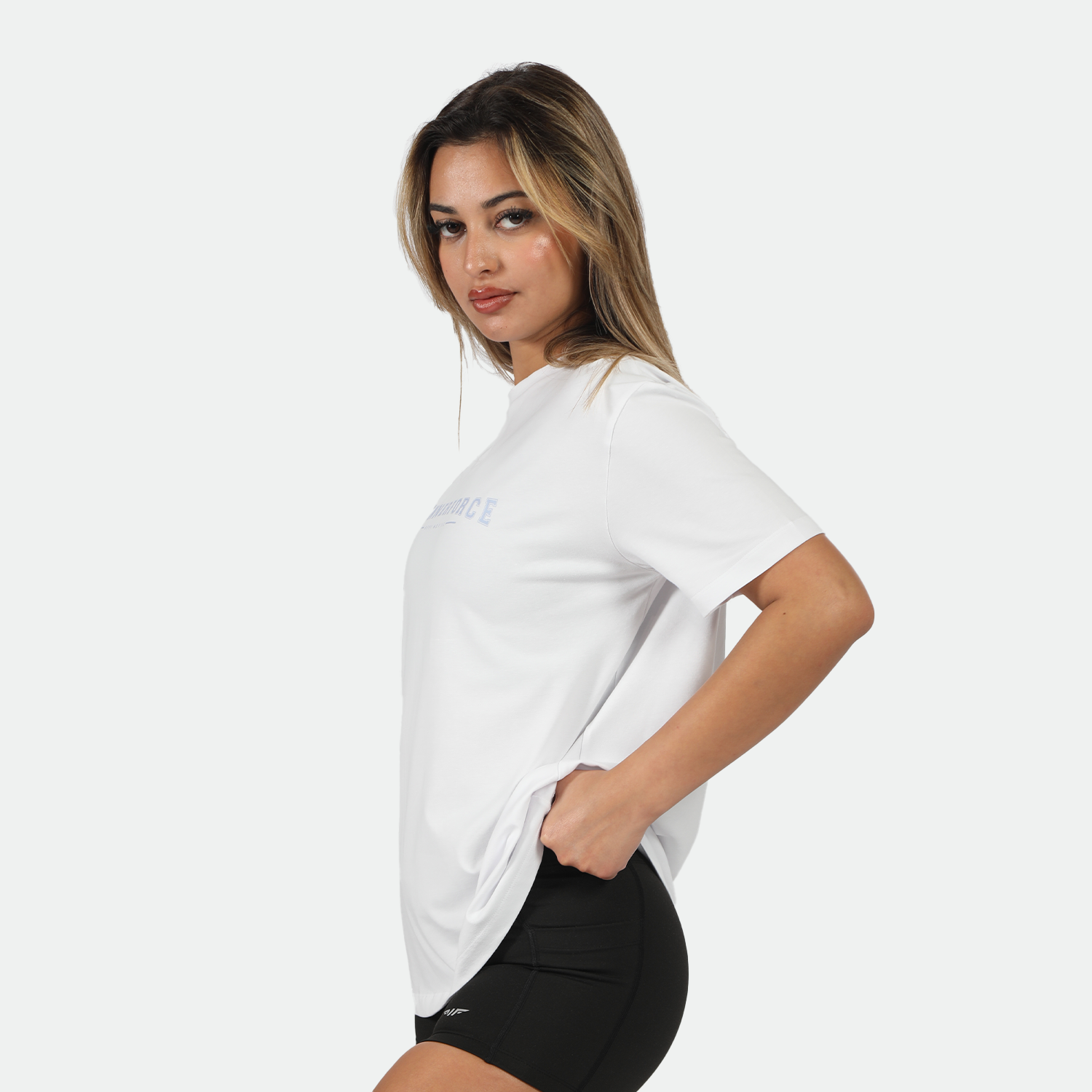 WOMEN-GO BEYOND-RELAXED-T-SHIRT (WHITE)