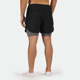 MEN-GO BEYOND-DYNAMIC-2 IN 1 SHORT (BLACK)