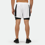 MEN-GO BEYOND-DYNAMIC-2 IN 1 SHORT (WHITE)