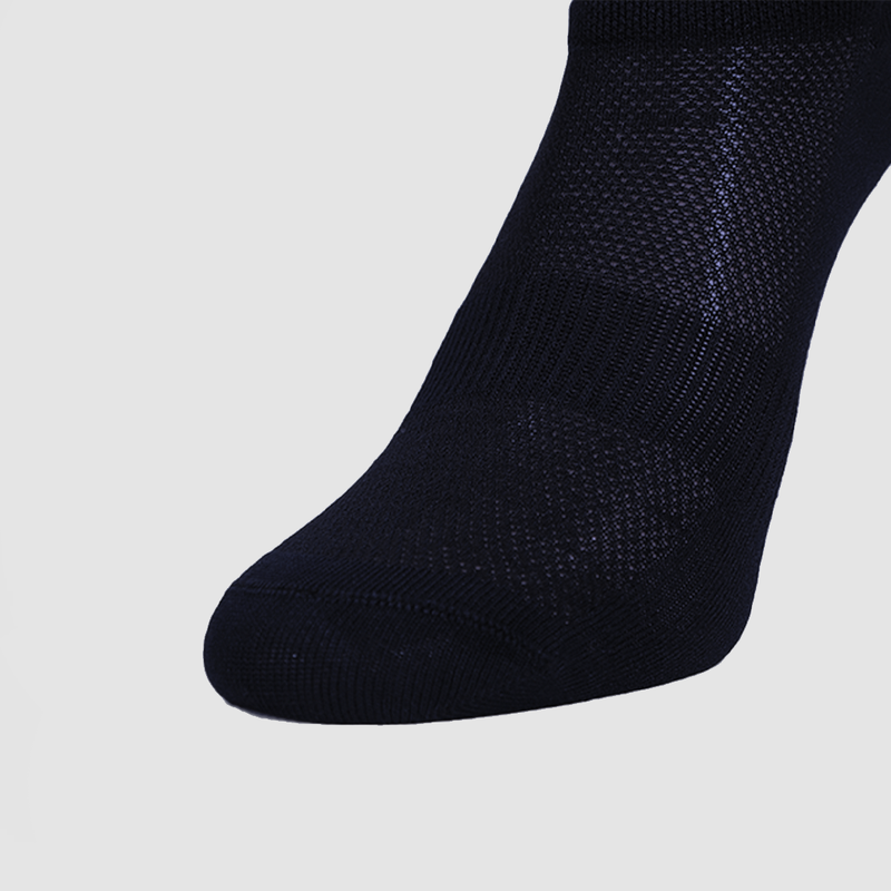 UNISEX SOFTY ANKLE SOCKS (BLACK-NAVY BLUE-GREY) 3 PAIRS