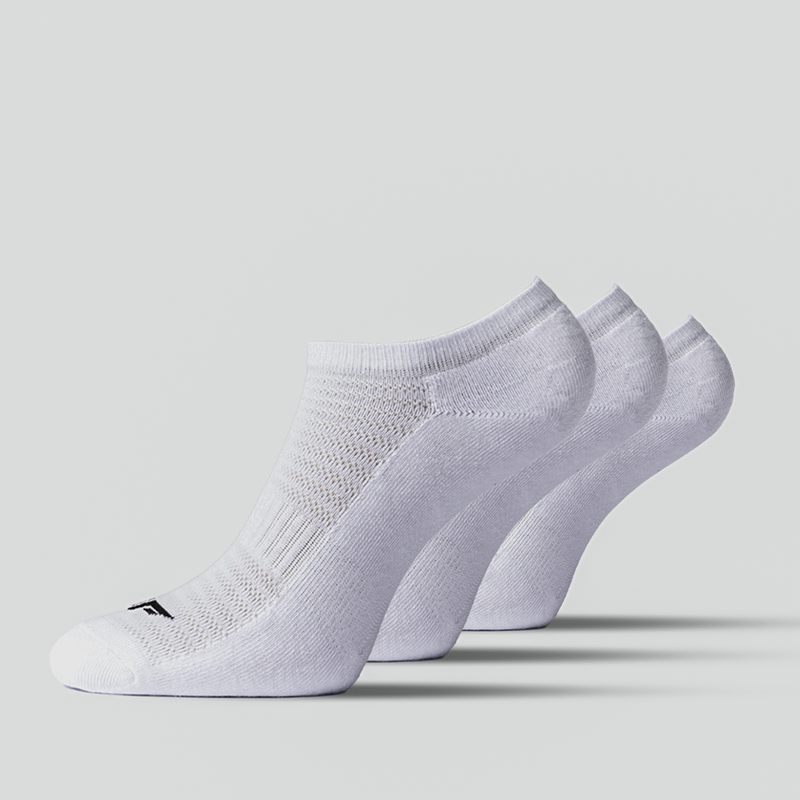 WOMEN SOCKS ESSENTIAL-HALF CUSHIONED ANKLE (WHITE)