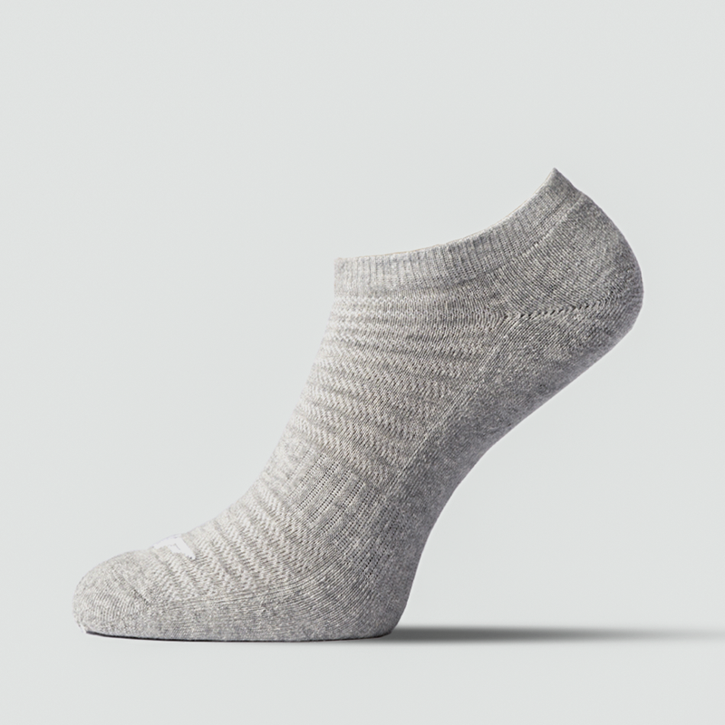 WOMEN SOCKS ESSENTIAL-HALF CUSHIONED ANKLE (WHITE-BLACK-GREY)