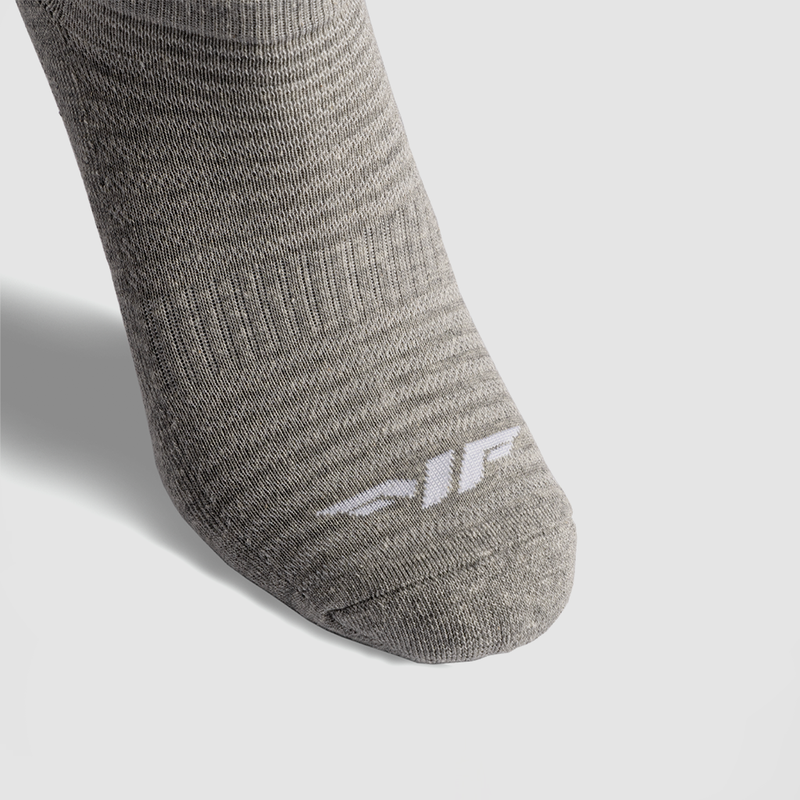 WOMEN SOCKS ESSENTIAL-HALF CUSHIONED ANKLE (WHITE-BLACK-GREY)